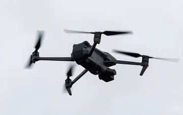 Unmanned aerial vehicle flying over the Bulgaria-Romania border, linked to explosion incident and gas pipeline threat