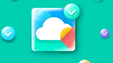 MyOffice-Logo mit Wolke und Häkchen, das massive Entlassungen und Büroschließungen symbolisiert