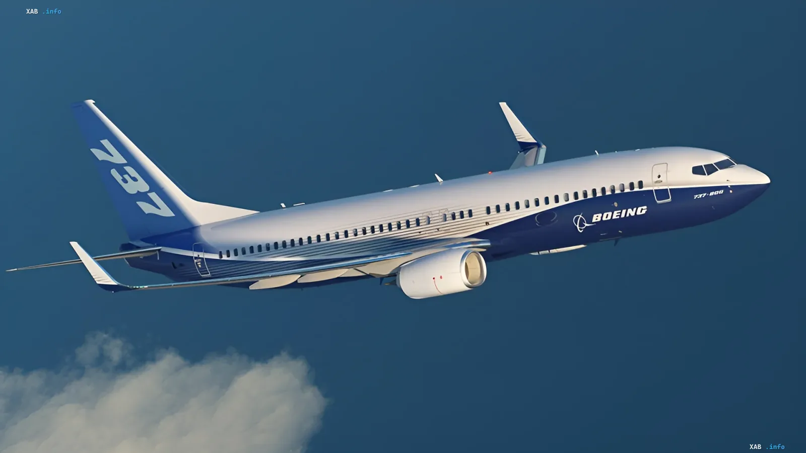 Самоліт Boeing 737 у польоті — об'єкт витоку креслень, за які хакер вимагає $200 тис.
