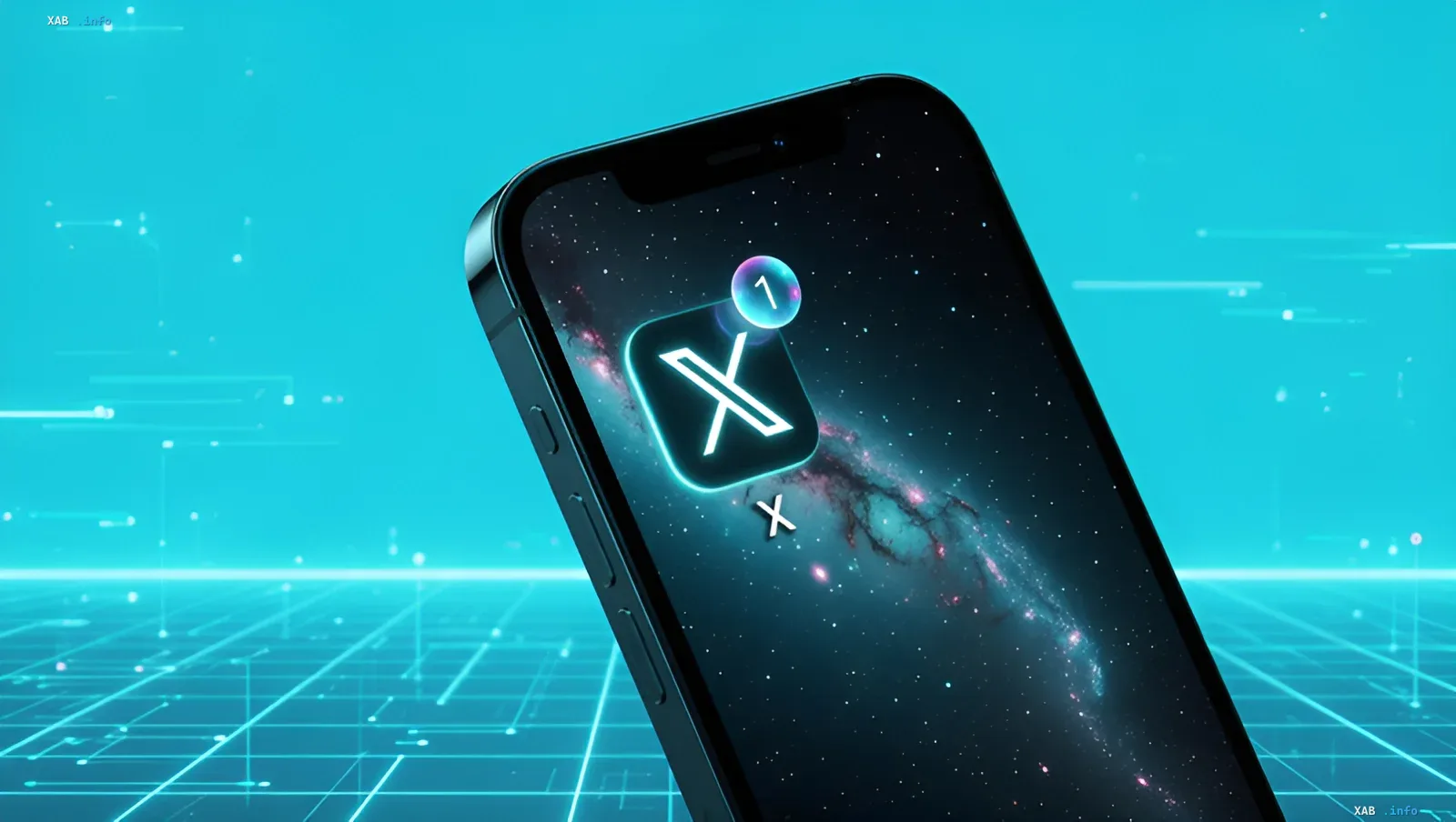X logo on a smartphone screen with a notification, symbolizing new originality rules for creator payouts