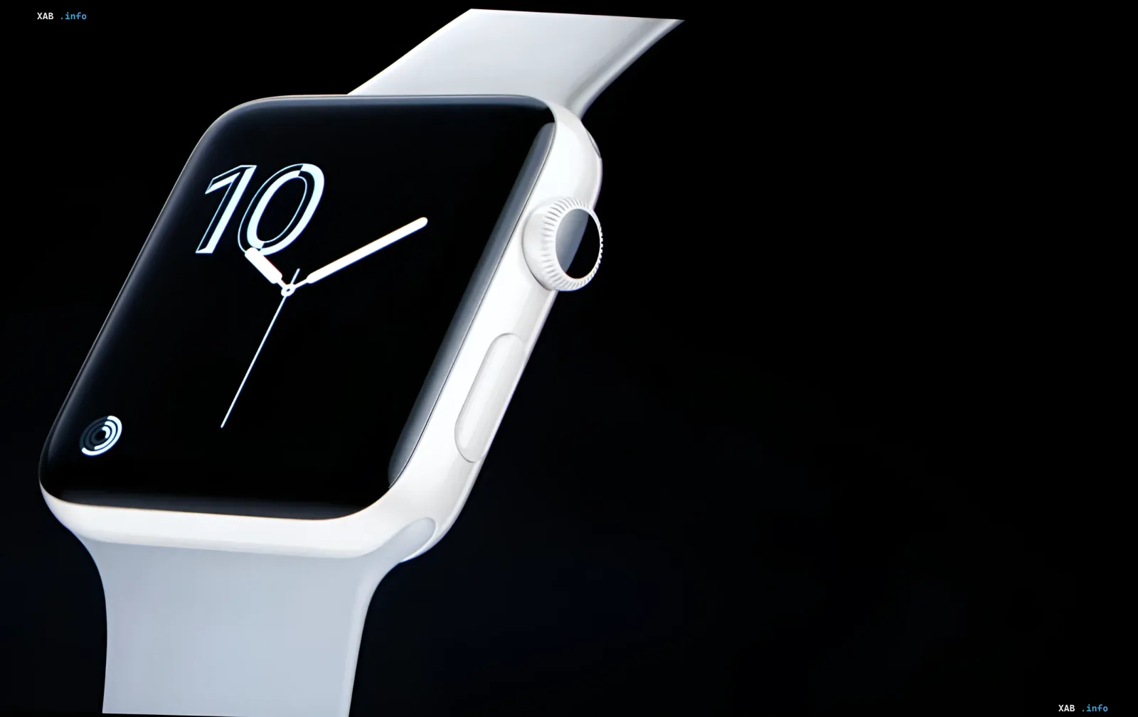Apple Watch Series 12 в белом керамическом корпусе с циферблатом '10' и новым форм-фактором, представленным в 2026 году