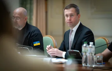 Министр энергетики Герман Галущенко на заседании по утверждению плана восстановления энергоинфраструктуры