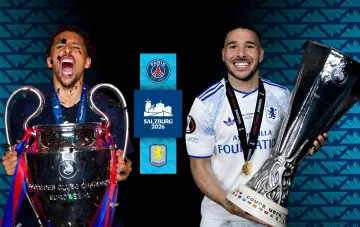 Marquinhos mit Champions League und Bukayo Saka mit UEFA-Pokal: PSG gegen Aston Villa im Showdown für den 2026er Super Cup in Salzburg