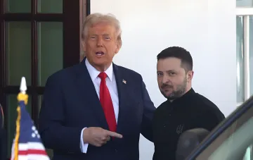 Donald Trump and Volodymyr Zelenskyy: intelligence allies