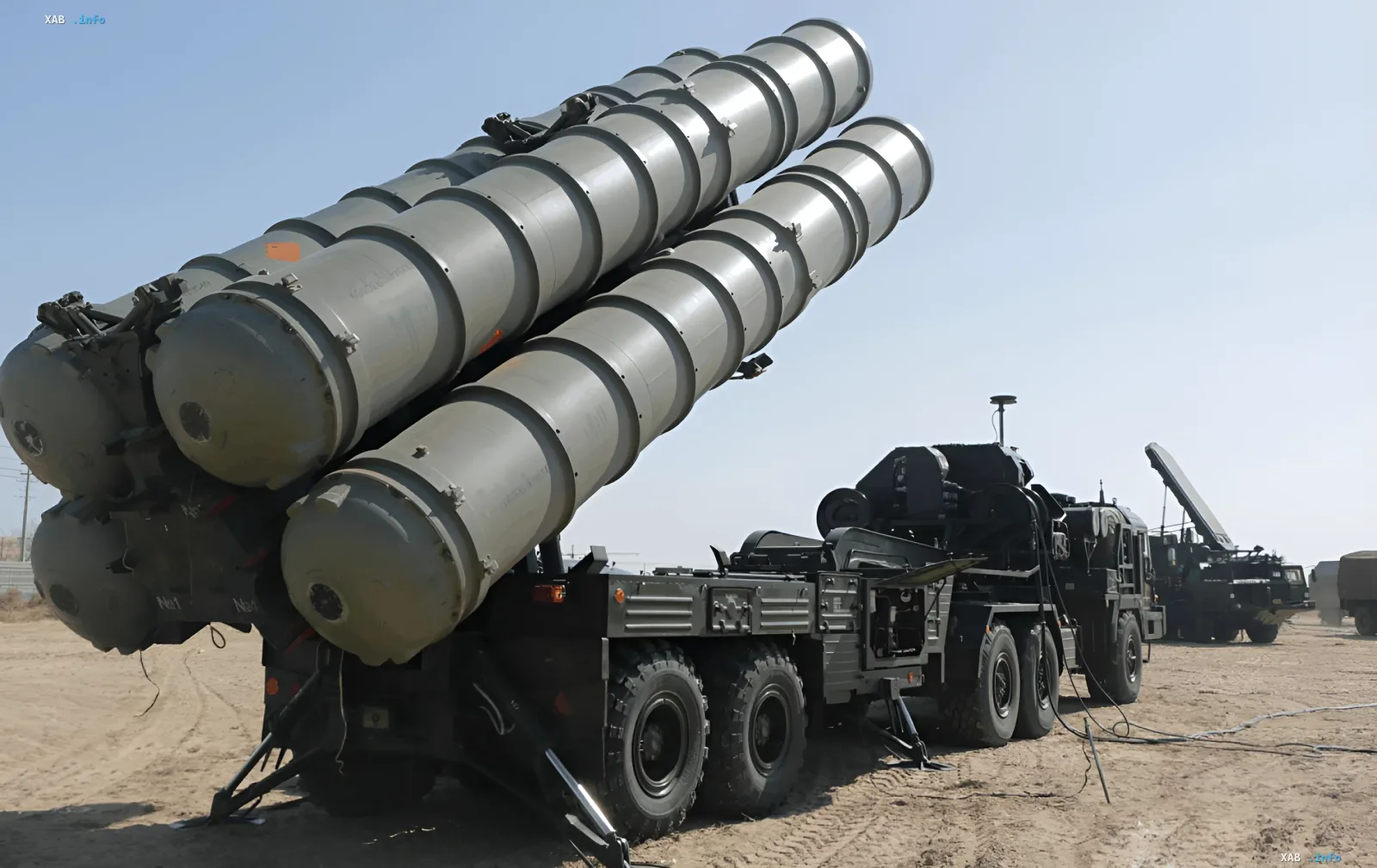 Российский зенитный ракетный комплекс С-400 Триумф на полигоне: система ПВО, атакованная Украиной в Геленджике