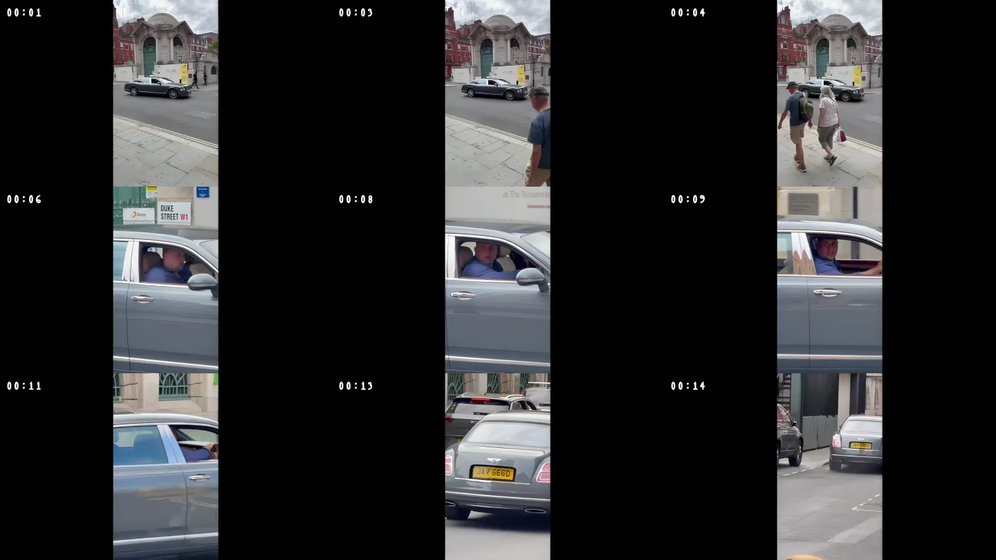 Bentley in Central London: Conflict with Volunteers — Storyboard