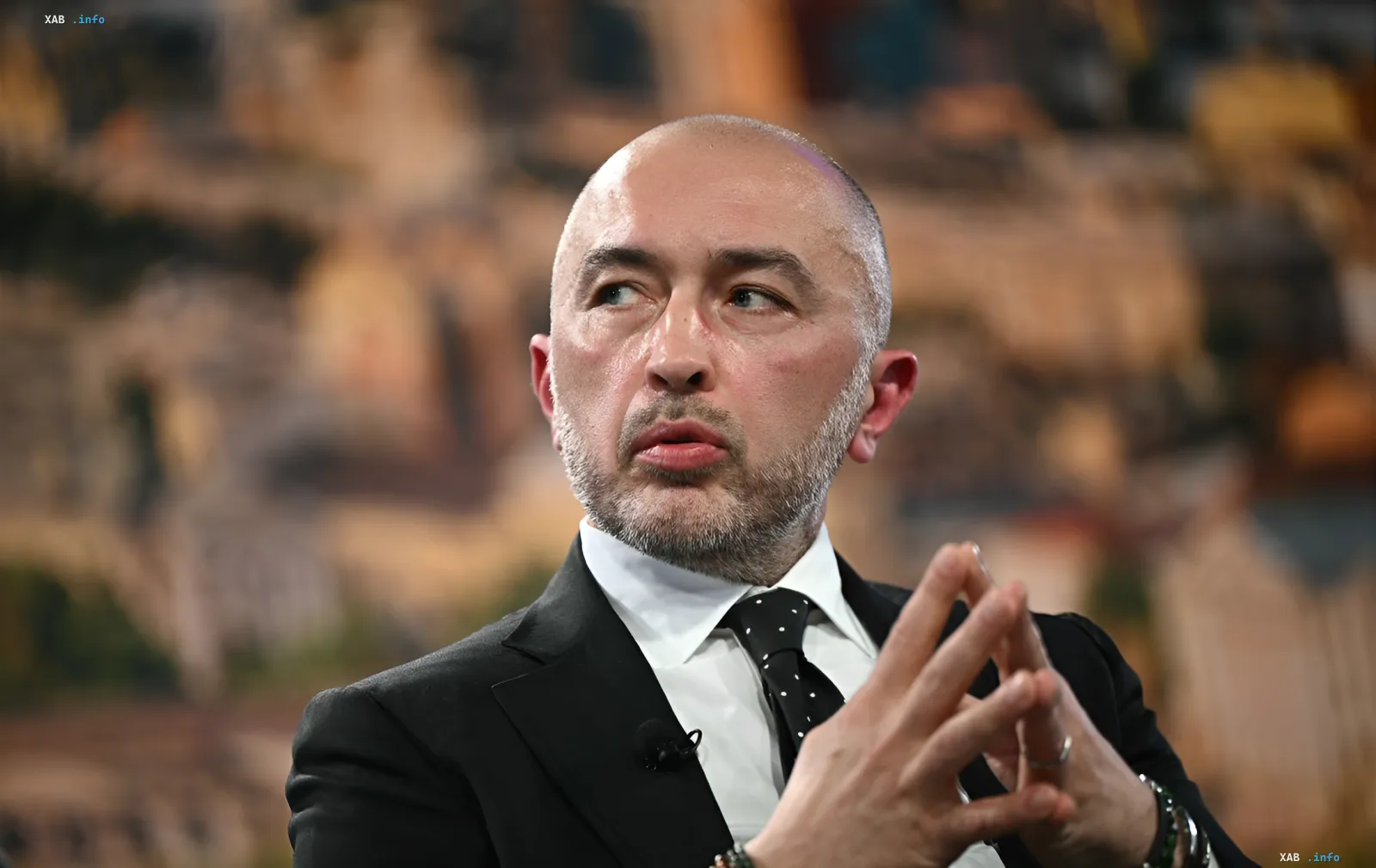 Andrij Pyshny bei der Gerichtsverhandlung zum Fall der Diplomfälschung