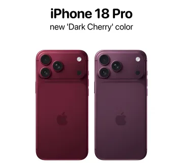 Концепт iPhone 18 Pro у новому кольорі 'Темна вишня': порівняння двох відтінків преміального дизайну