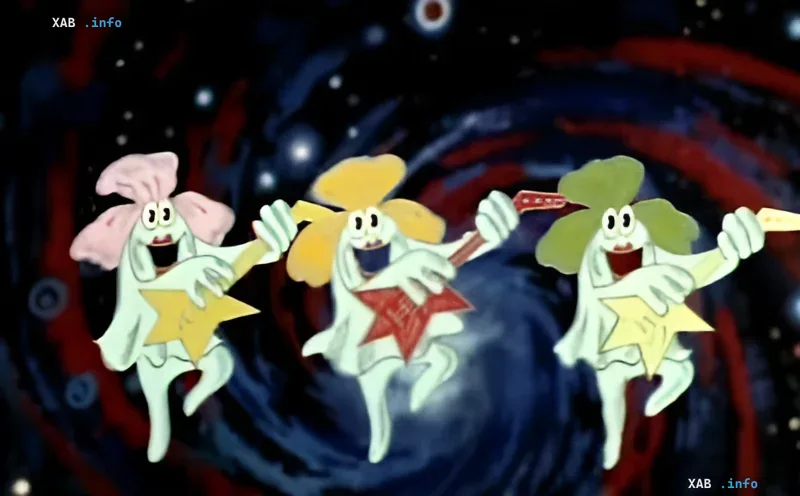 Jellyfish musicians: a metaphor for energy collapse due to biological threat Cartoon jellyfish with guitars symbolize the paralyzing biomass impact on Gravelines NPP in 2026