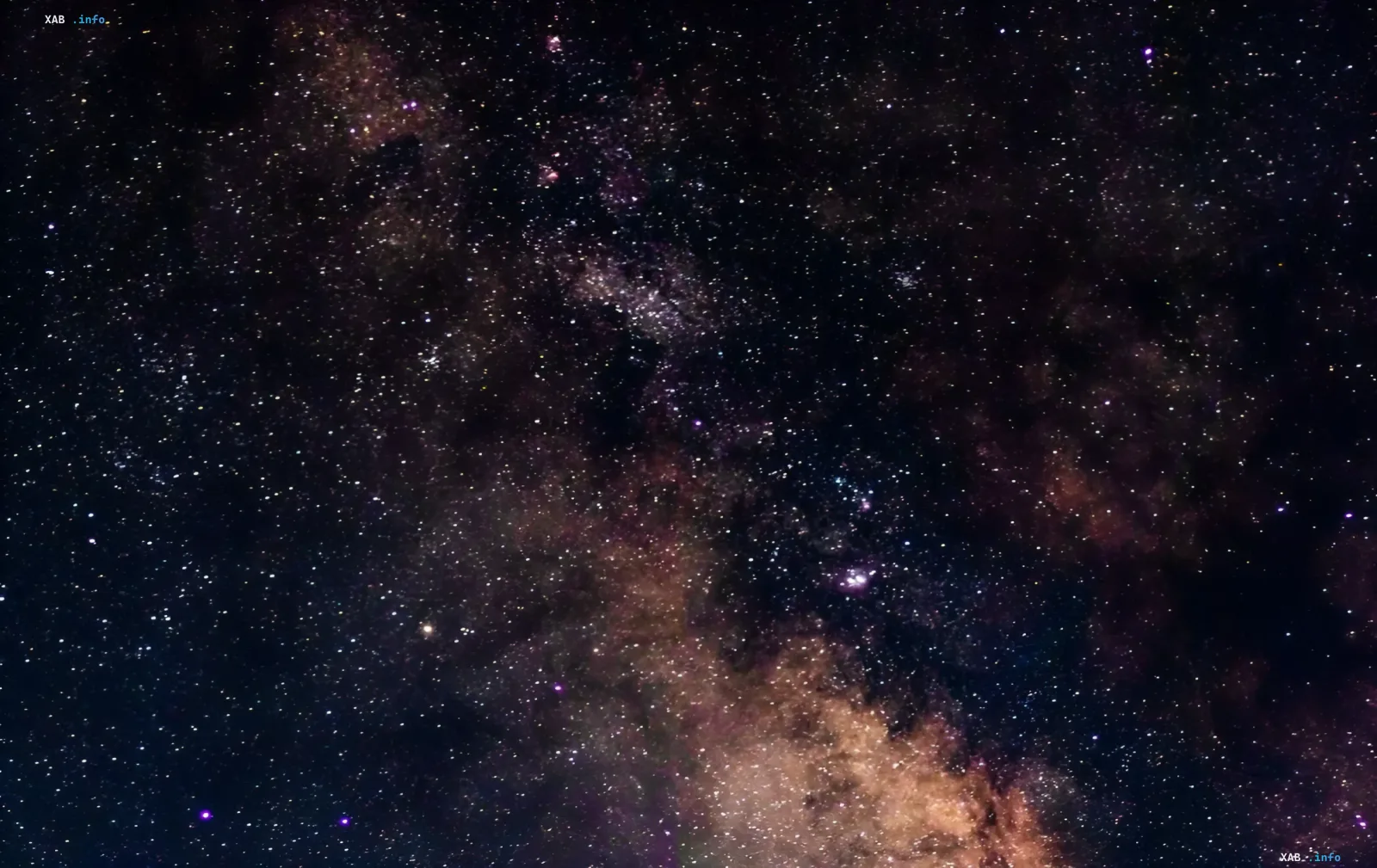 Starry sky with the Milky Way: a symbol of the destination for microprobes and laser sails on their journey to exoplanets