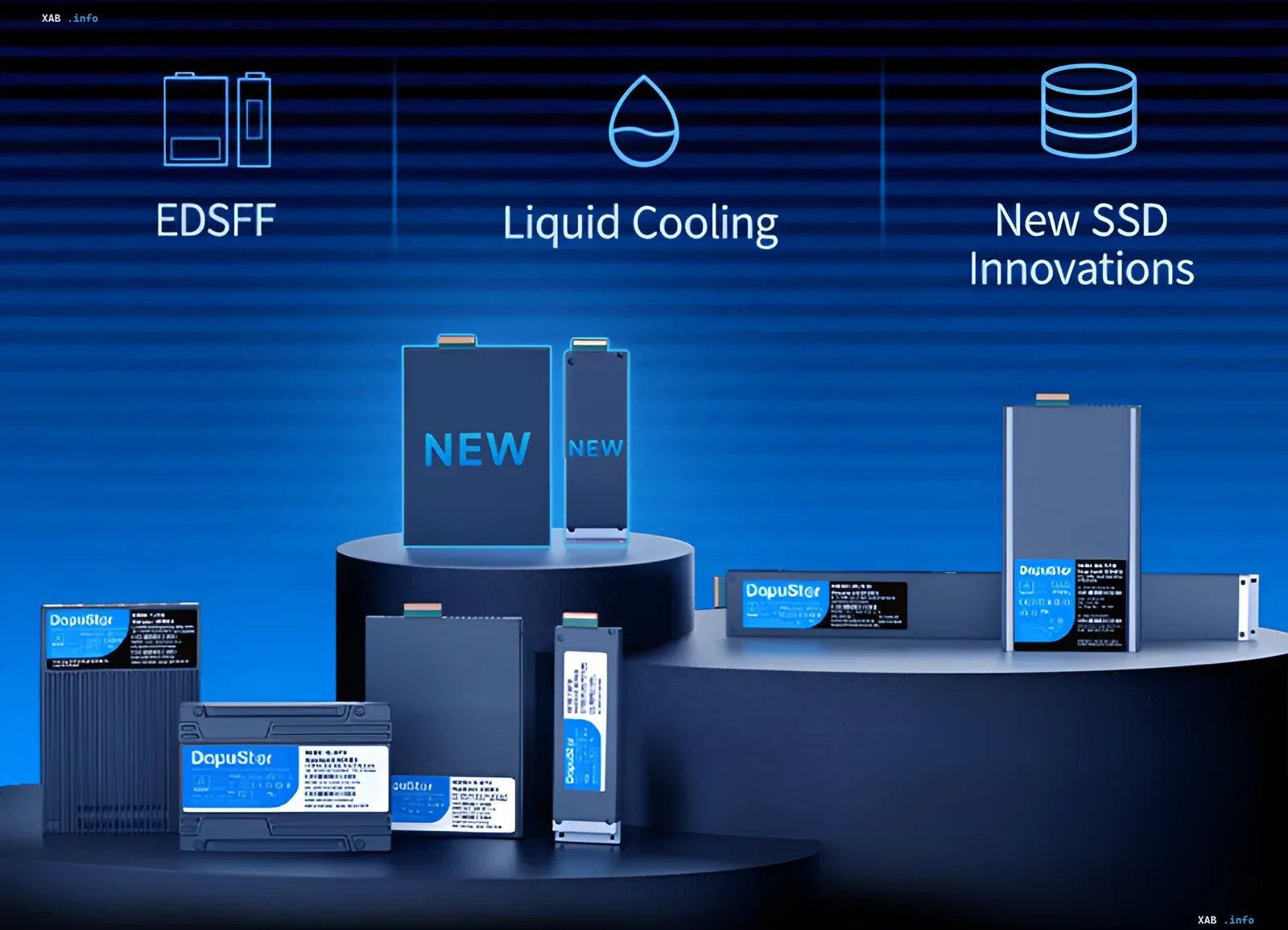 Rekordverdächtige 512-GB-SSDs von DapuStor mit EDSFF-Unterstützung und Flüssigkühlung für KI-Rechenzentren