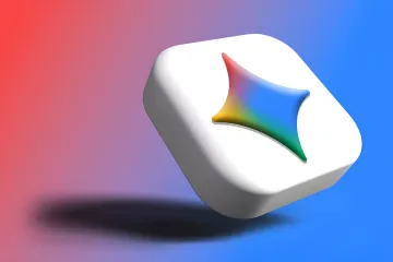 Логотип Google Gemini на белом квадратном значке с градиентным фоном — символ победы Google в двухлетней борьбе за регистрацию бренда в России