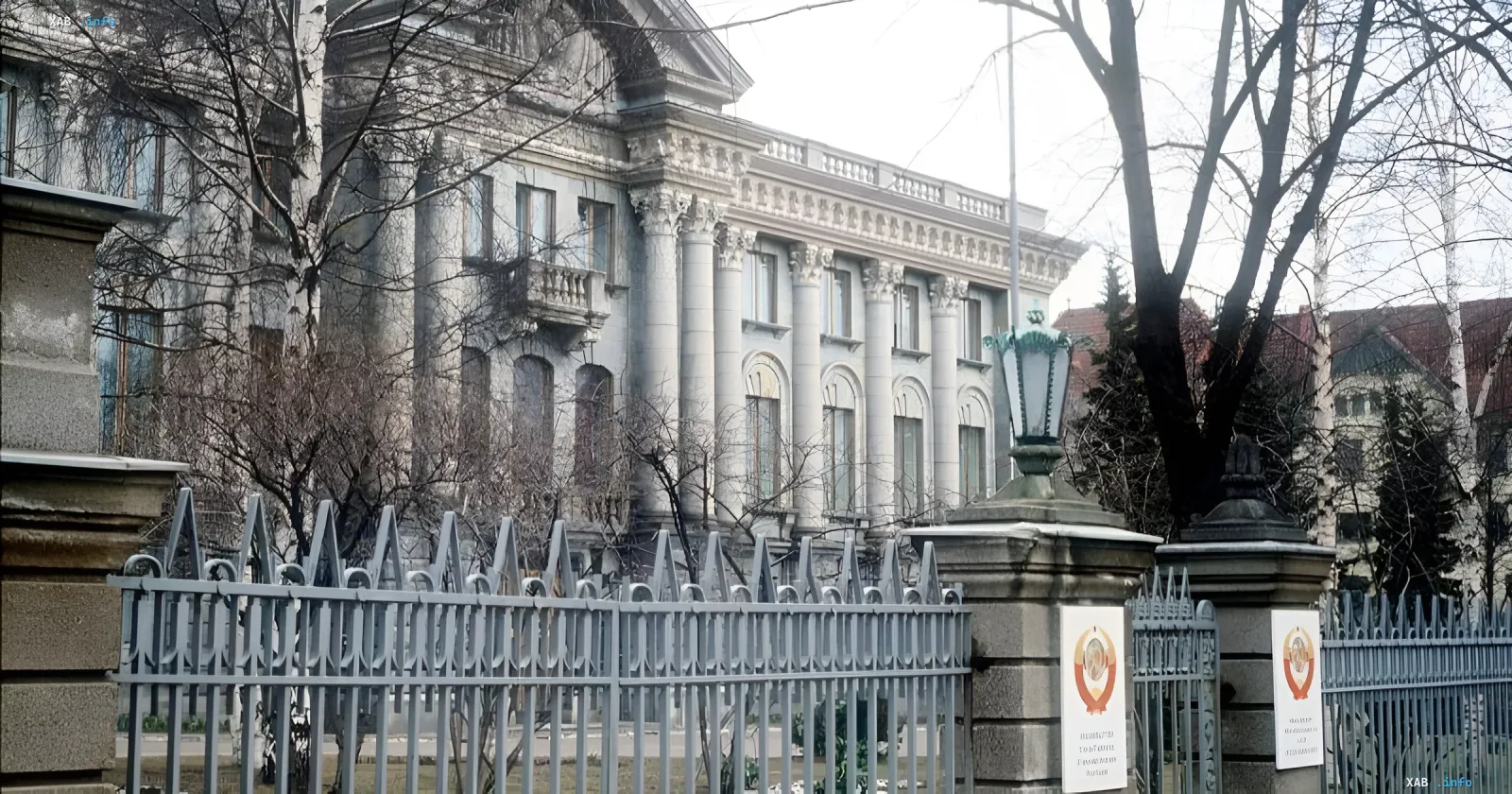 Здание посольства России в Хельсинки на фоне усиления НАТО в Финляндии
