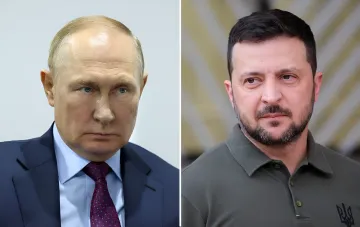 Владимир Путин и Владимир Зеленский: предложение Киева о моратории на удары по гражданским целям в Черном море