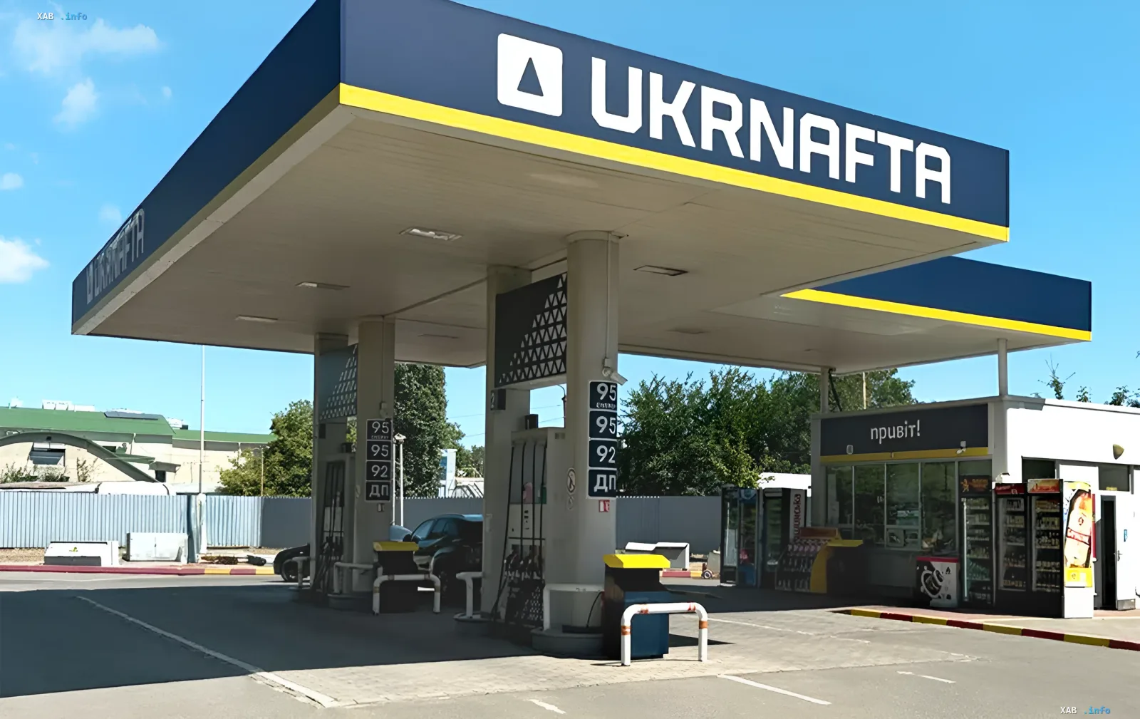 АЗС «Укрнафта» с мобильными заправочными модулями, демонстрирующая адаптацию к реалиям войны в 2026 году