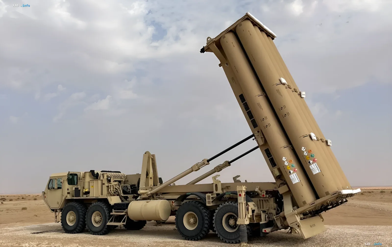 THAAD-Raketenstartanlage in der Wüste der VAE: Symbol für neue Phase der Luftverteidigung im Nahen Osten