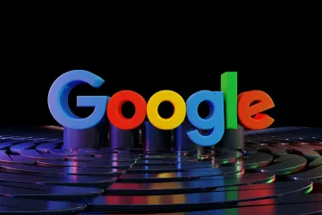 3D-логотип Google на футуристическом фоне, символизирующий роль компании в инвестиционном пузыре ИИ и прибыли «Великолепной семёрки»