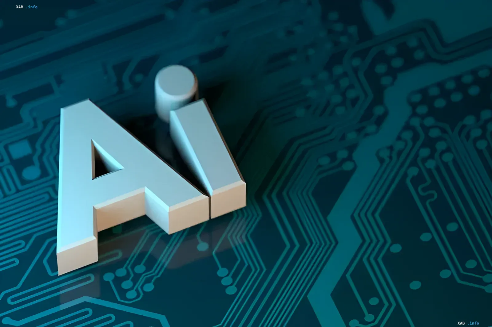 3D AI logo on circuit board background, representing Z.ai’s GLM-5.3 model competing with OpenAI and Anthropic