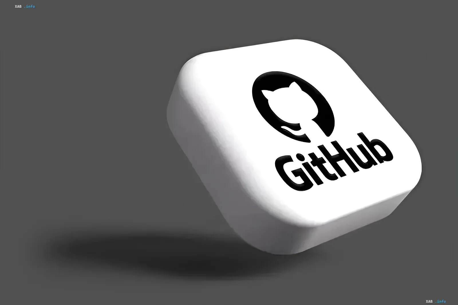 Логотип GitHub на белом кубе, символизирующий глобальный сбой платформы в августе 2026 года