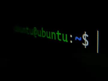 Ubuntu terminal with command line, symbolizing the growing popularity of Ubuntu on Windows