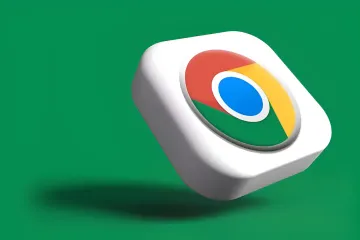 3D Google Chrome icon on green background, symbolizing the acquisition of Relay startup