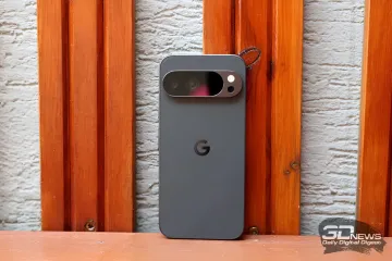 Смартфон Google Pixel с камерой, используемой для ИИ-сканирования состава тела по технологии PhotoScan