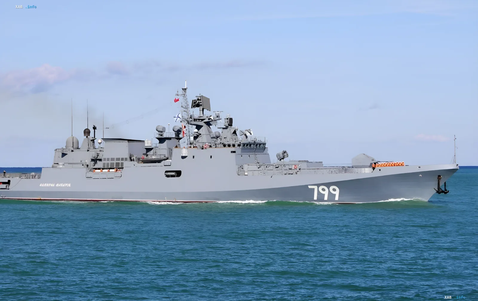 Фрегат «Дубровиці» (борт 799) Чорноморського флоту РФ — носіць ракет «Калібр», можливо, постраждалий під час атаки на Новоросійськ