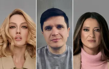 Anastasia Mogilevska, Anatolich, and Polyakova: collage of famous Ukrainian celebrities involved in high-profile car accidents in 2026