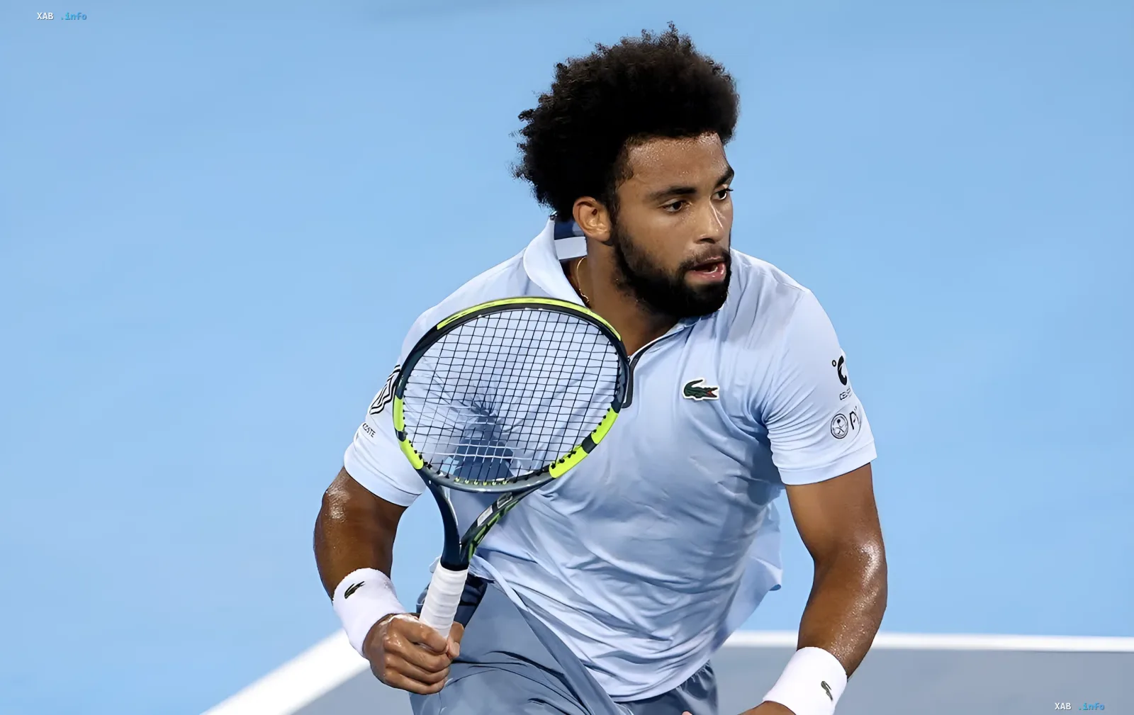 Артур Фис в действии на турнире ATP Masters 1000 в Цинциннати, ставший самым молодым французским чемпионом серии