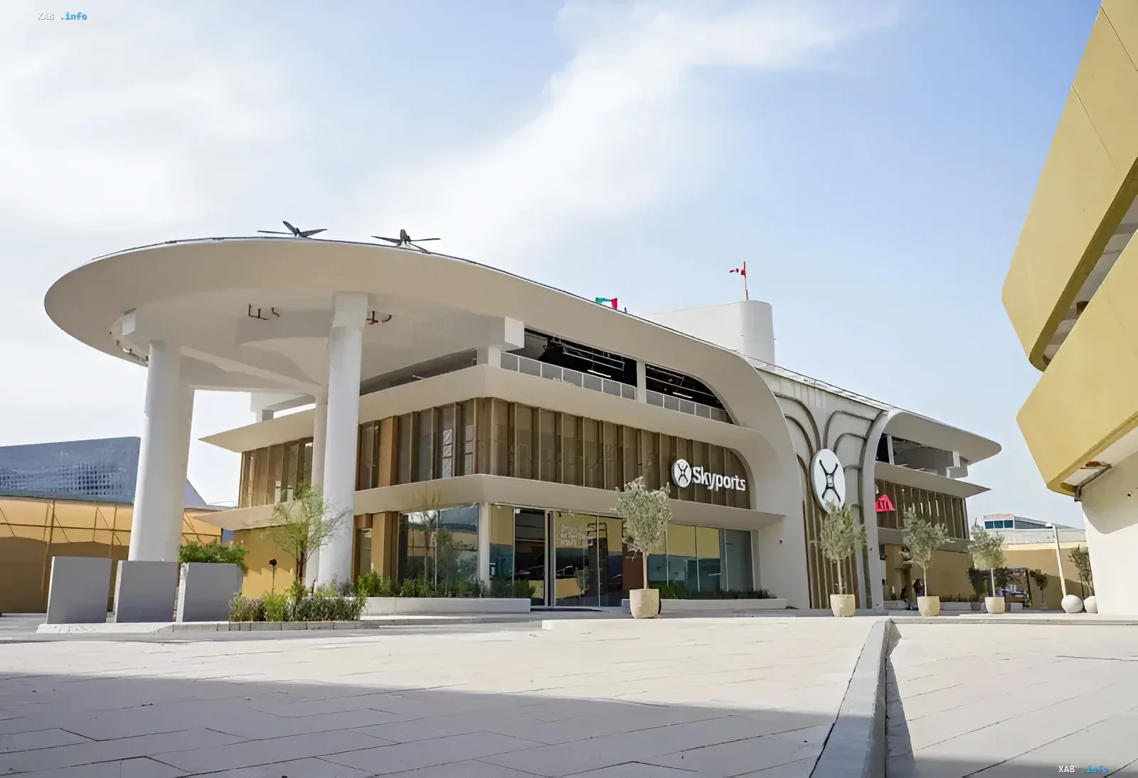 Skyports-Gebäude in Dubai — der weltweit erste zertifizierte kommerzielle Vertiport für Lufttaxis