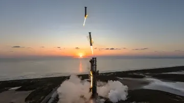 SpaceX Starship über dem Mechazilla-Turm: verschobener erster Fang der Oberstufe