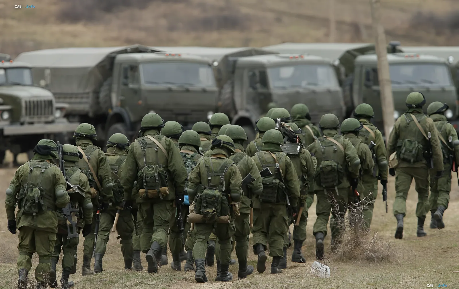 Колонна российских военных грузовиков и бойцы РФ на Краматорском направлении: сбои в логистике и нехватка топлива по данным партизан АТЕШ