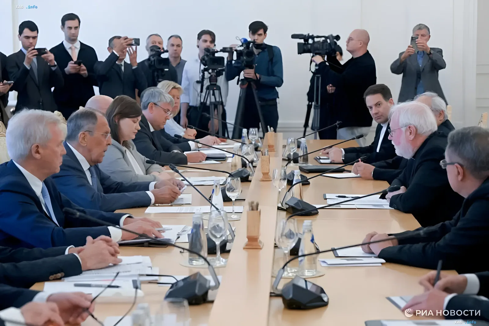 Переговори Сергія Лаврова з представниками Ватикану щодо церковної кризи в Україні
