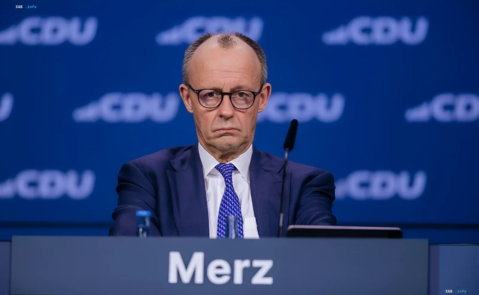 Фрідріх Мерц на прес-конференції CDU обіцяє розкрити організаторів диверсії дронами в аеропорту Лейпцига
