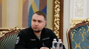 Kyrylo Budanow in SBU-Uniform beim La-Stampa-Interview über die Patriot-Raketenlieferungen 2026
