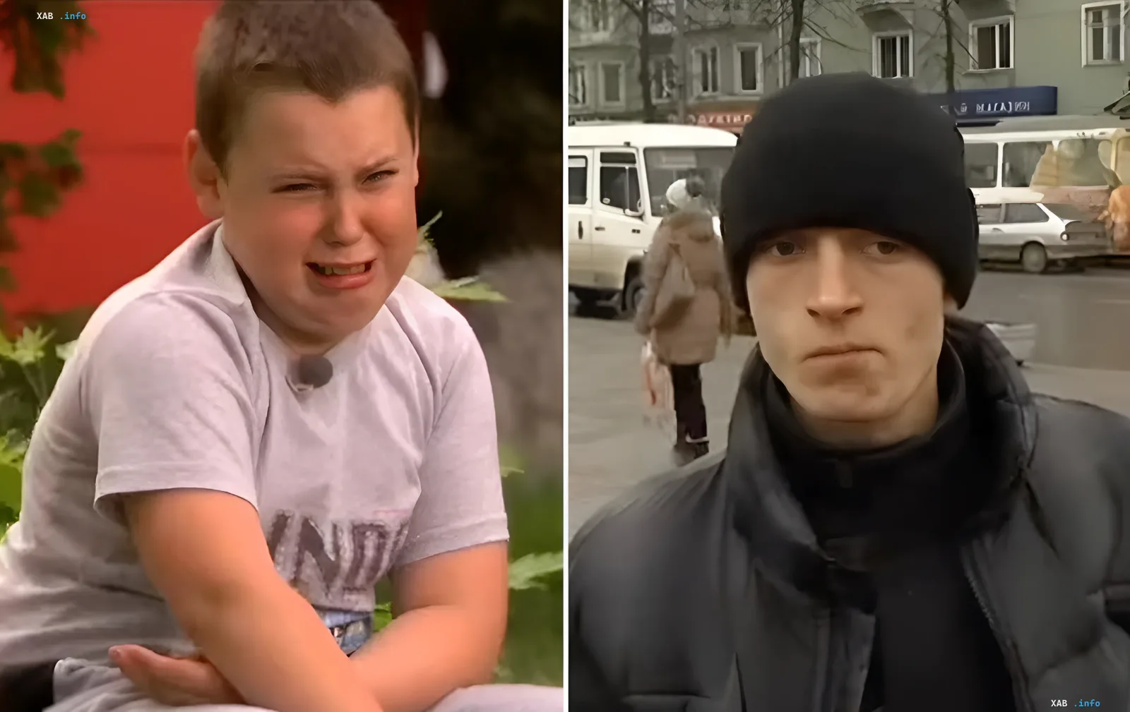 Helden ukrainischer Memes: der Junge mit der Grimasse „das ist eklig“ und der Mann in der Mütze „ich will Schokolade“ – wie sie sich im Laufe der Zeit verändert haben