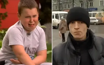 Helden ukrainischer Memes: der Junge mit der Grimasse „das ist eklig“ und der Mann in der Mütze „ich will Schokolade“ – wie sie sich im Laufe der Zeit verändert haben