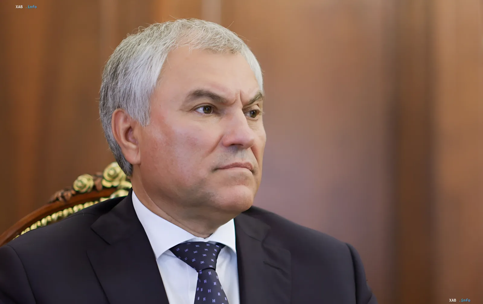 Спикер Госдумы Вячеслав Володин на фоне заявления о ядерном статусе России в адрес Японии