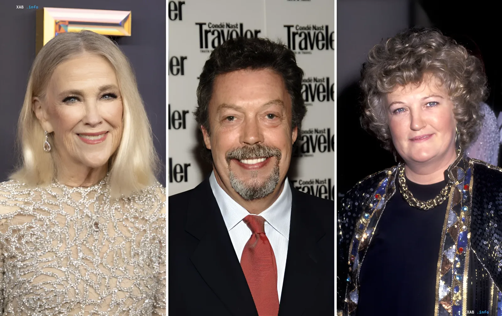 Catherine O'Hara, John Heard, and Tim Curry — stars of the iconic film Home Alone