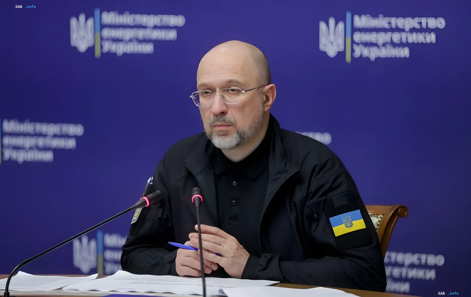 :Vertreter des ukrainischen Energieministeriums auf einem Briefing zur Gasspeicherung und Winterbereitschaft 2026/2027