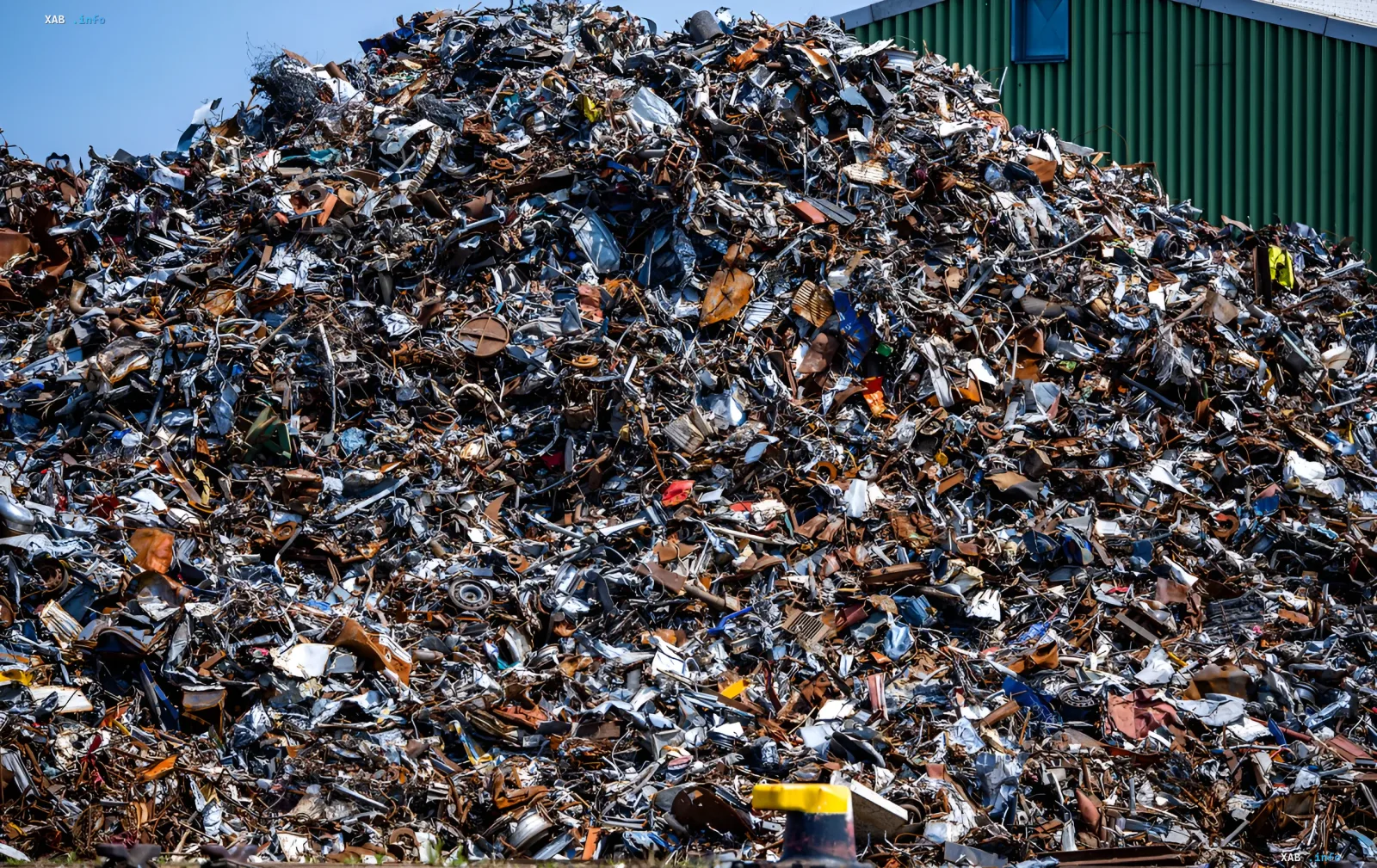 Mountain of scrap metal at a recycling yard: Ukraine's scrap market and WTO quota protection
