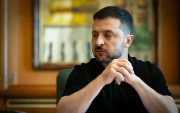 Владимир Зеленский на фоне обсуждения передачи Украине новых пакетов ПВО от Германии