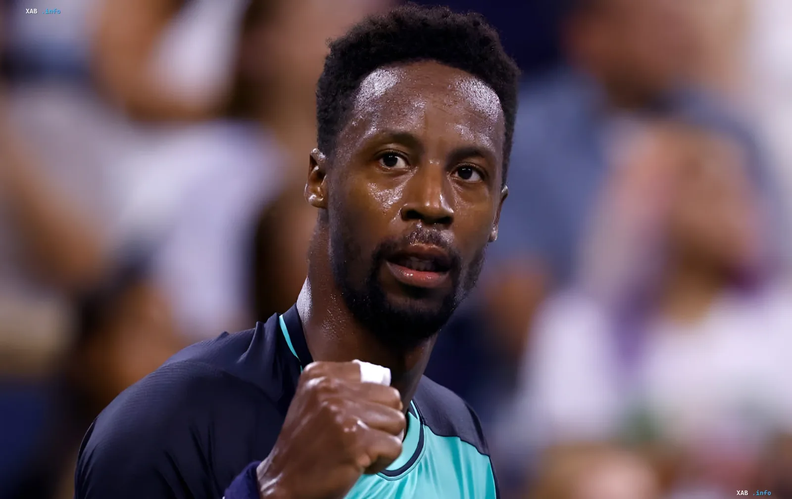 Гэль Монфис на корте US Open в 40 лет после повторения рекорда Боба Коннорса