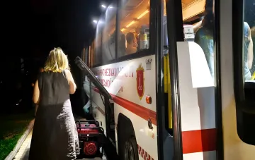Mobile Notaufnahme in Odessa nach dem nächtlichen Angriff