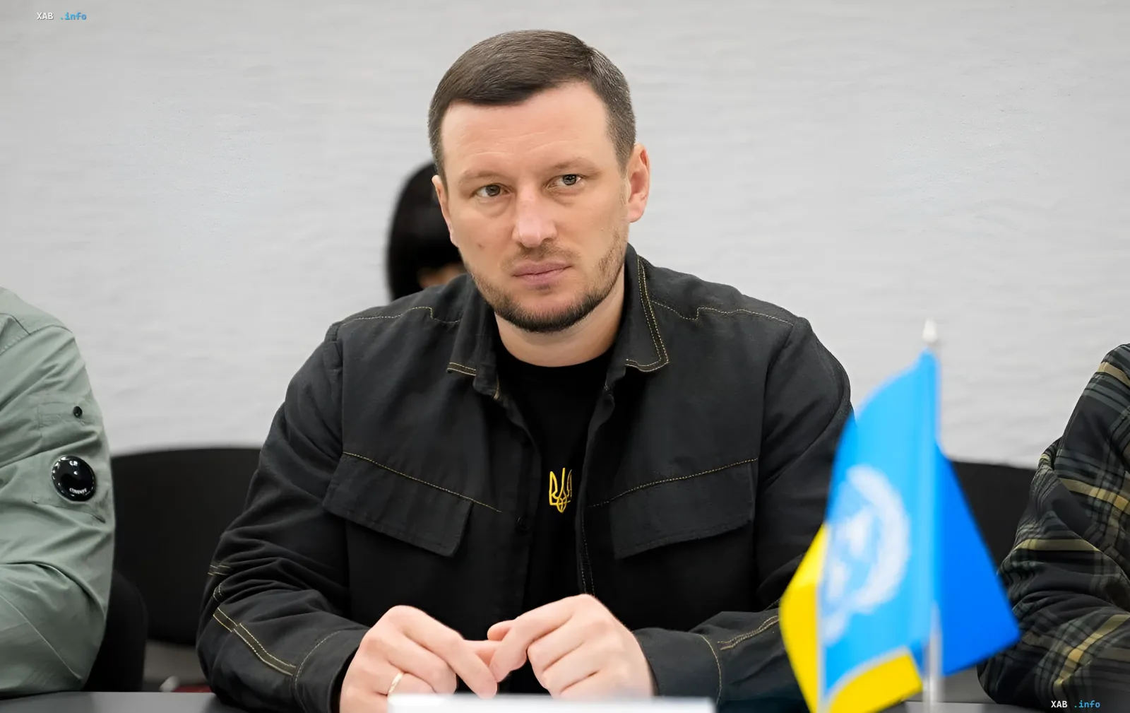 Глава Херсонской ОВА Александр Прокудин на брифинге после ударов по ТЭЦ, призвавший жителей покинуть город перед тяжёлой зимой