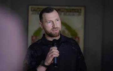 Выступление спикера на оборонном мероприятии о поддержке ПВО и финансирования обороны Украины