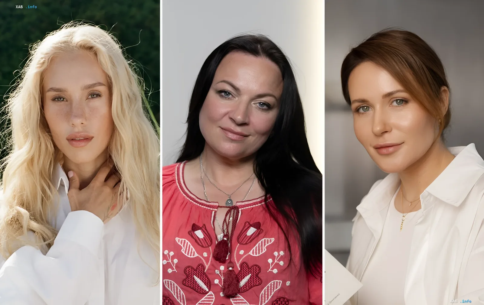 Kwytkowa, Bilan und Denysenko: Porträt-Collage ukrainischer Stars zum Thema Unterhalt nach der Scheidung