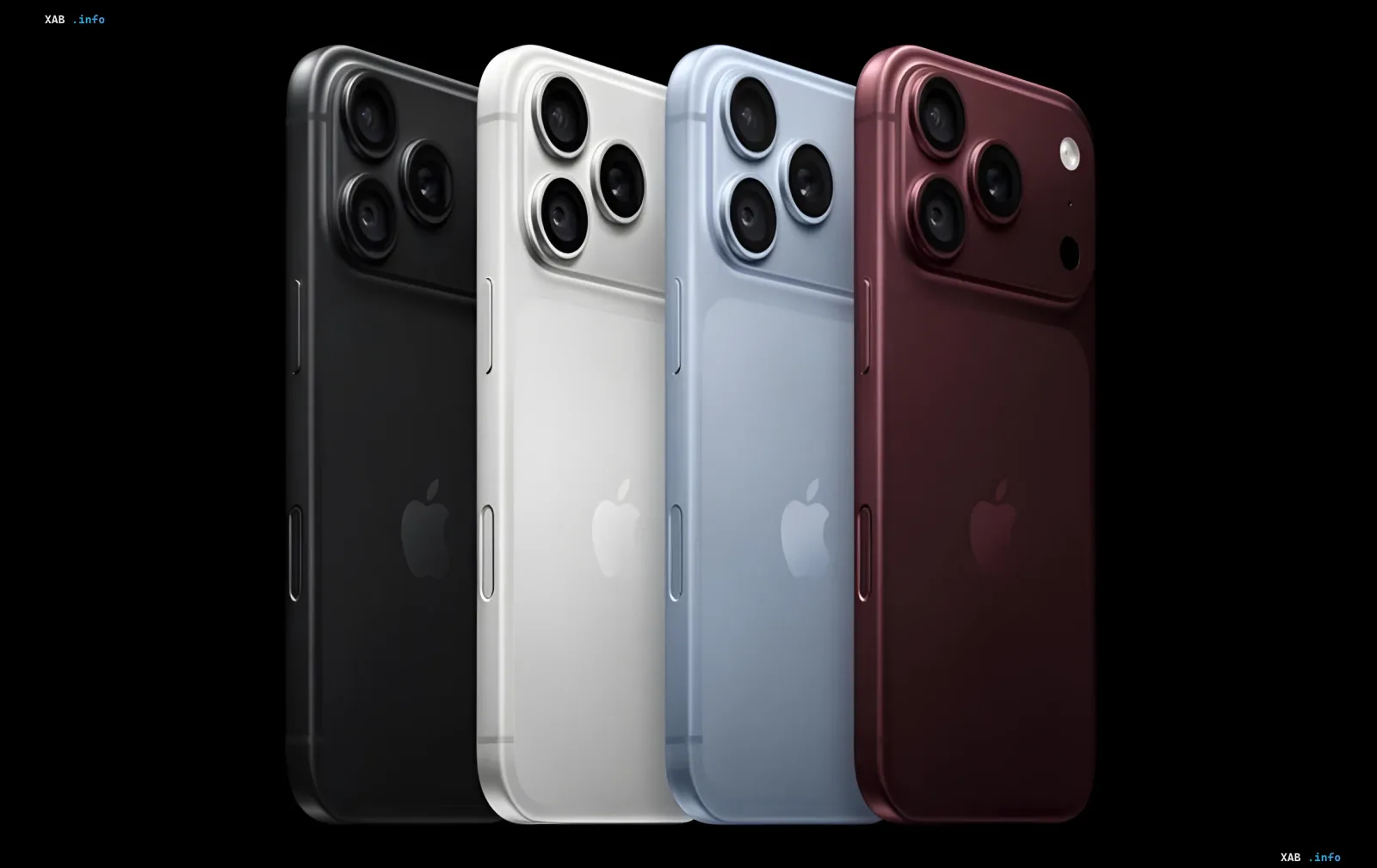 iPhone 18 Pro in vier Farben: Renderings des neuen Modells mit Dreifachkamera vor dem Vorbestart in der Ukraine