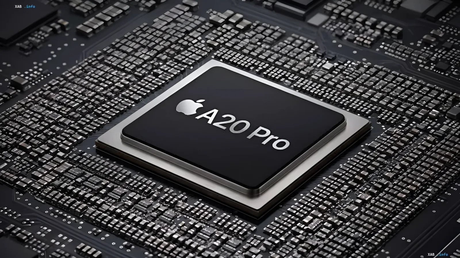 Чип Apple A20 Pro на печатной плате — процессор с памятью LPDDR5X, обогнавший новую LPDDR6 у Xiaomi