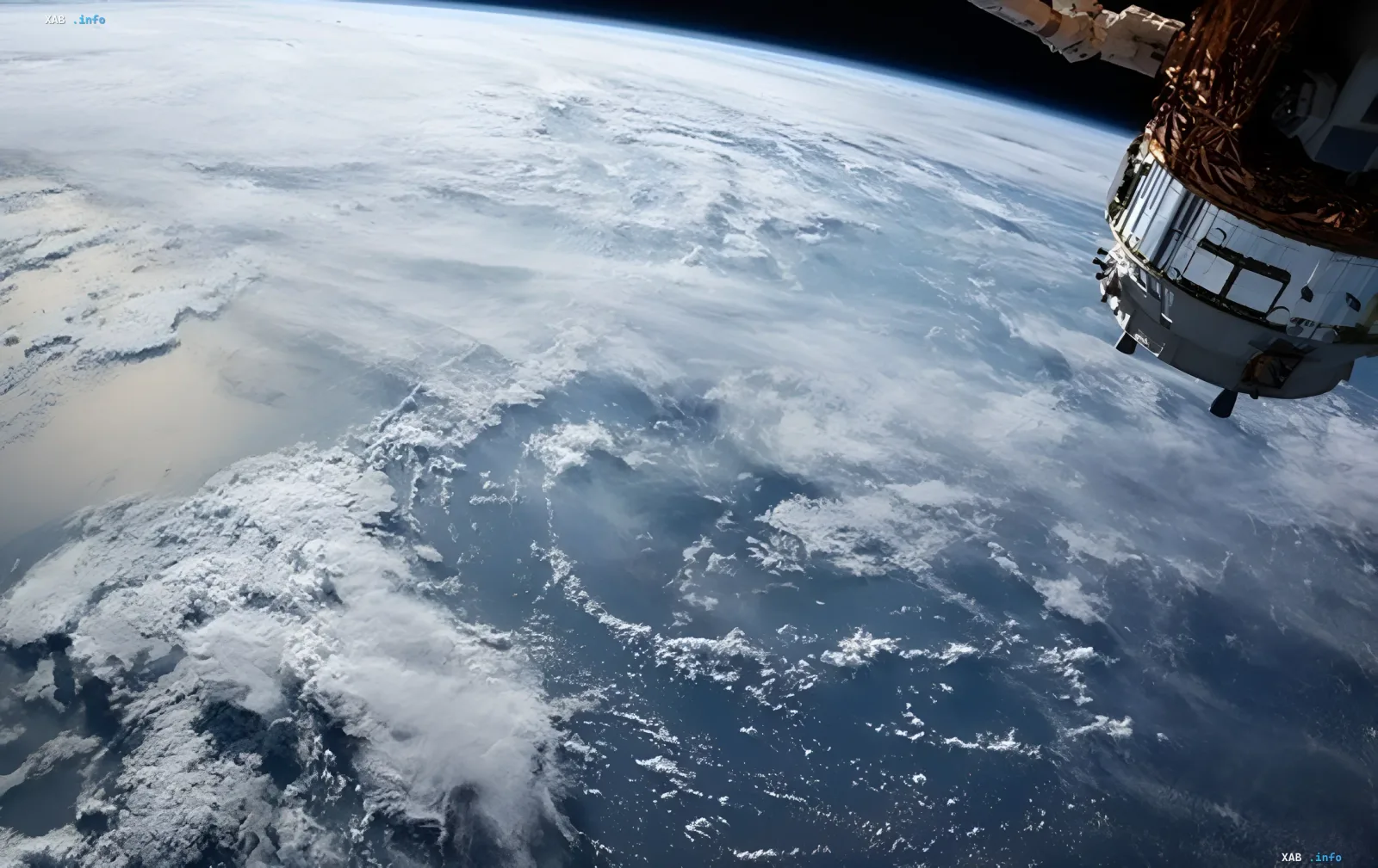 Космічний апарат на орбіті над Землею на тлі визнання США про розгортання наступальної космічної зброї